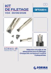 Nikko Tools PROMO KIT FILETAGE - 1 outil + 5 plaquettes à fileter