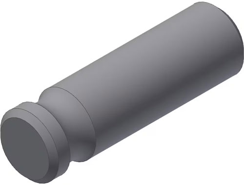 Axe carbure de tungstène meulé conception avec goupille - picture - file