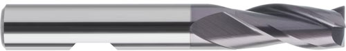 Fraise carbure 3 dents hélice 30° avec revêtement TIALN - Queue HB - picture - file