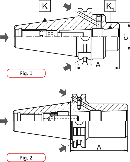 Adaptateur - cut - schema