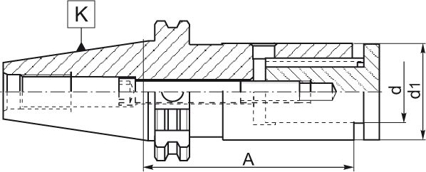 Adaptateur - cut - schema