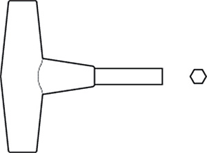 clé hexagonale - picture - file