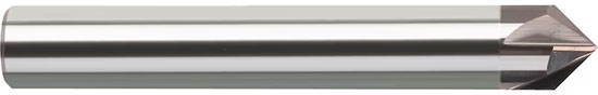 Fraise à chanfreiner en carbure monobloc 90° 4 dents