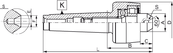 Contre pointe tournante - cut - schema