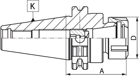 Mandrin à pinces - cut - schema