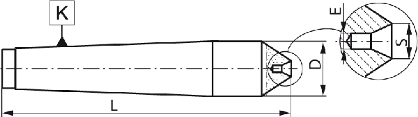 Contre pointe fixe - cut - schema