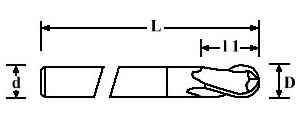 Fraise carbure 4 dents bout hémisphérique - cut - schema