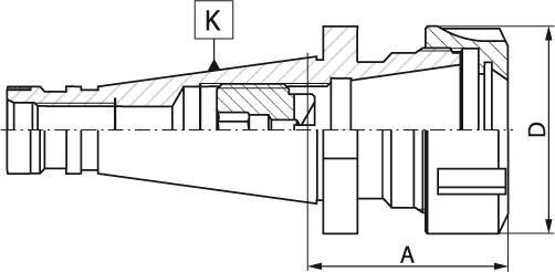 Mandrin à pinces à changement rapide - cut - schema