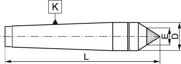 Contre pointe fixe - cut - schema