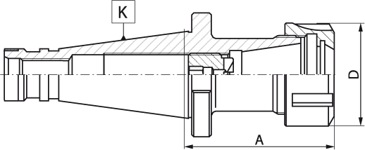 Mandrin à pinces - cut - schema