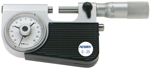 Micromètre extérieur mécanique avec cadran indicateur Atorn  0-25 mm - picture - file