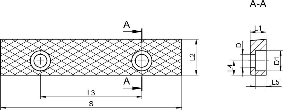 Mors de serrage - cut - schema