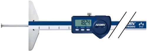 Jauge de profondeur électronique IP67 avec embouts interchangeables