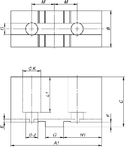 Mors doux rapportés - cut - schema