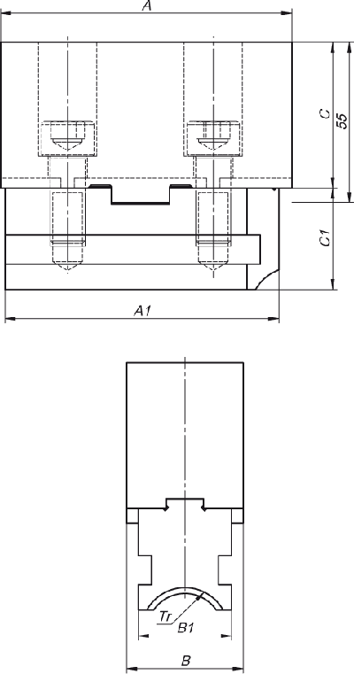 Mors doux à 2 PC - cut - schema