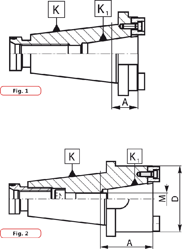 Douilles de réduction - cut - schema