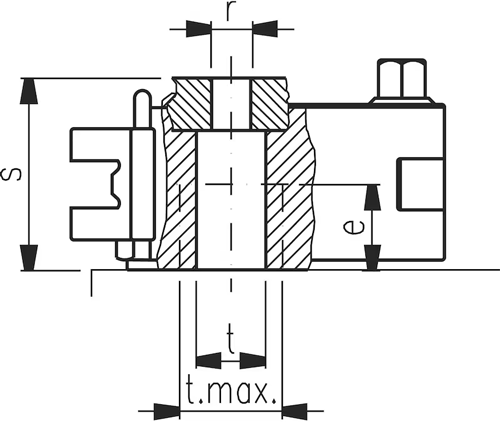 Tourelles porte-outils à serrage rapide MULTIFIX - cut - schema