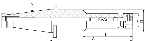 Mandrin à pinces - cut - schema