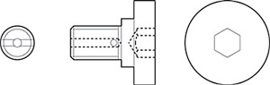 vis avec trou d'arrosage - picture - file