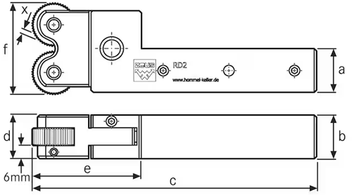 Porte-outils de moldetage ZEUS - modèle 141 - cut - schema