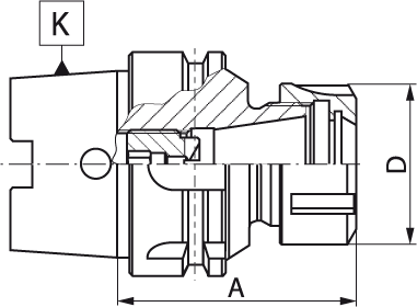 Mandrin à pinces - cut - schema